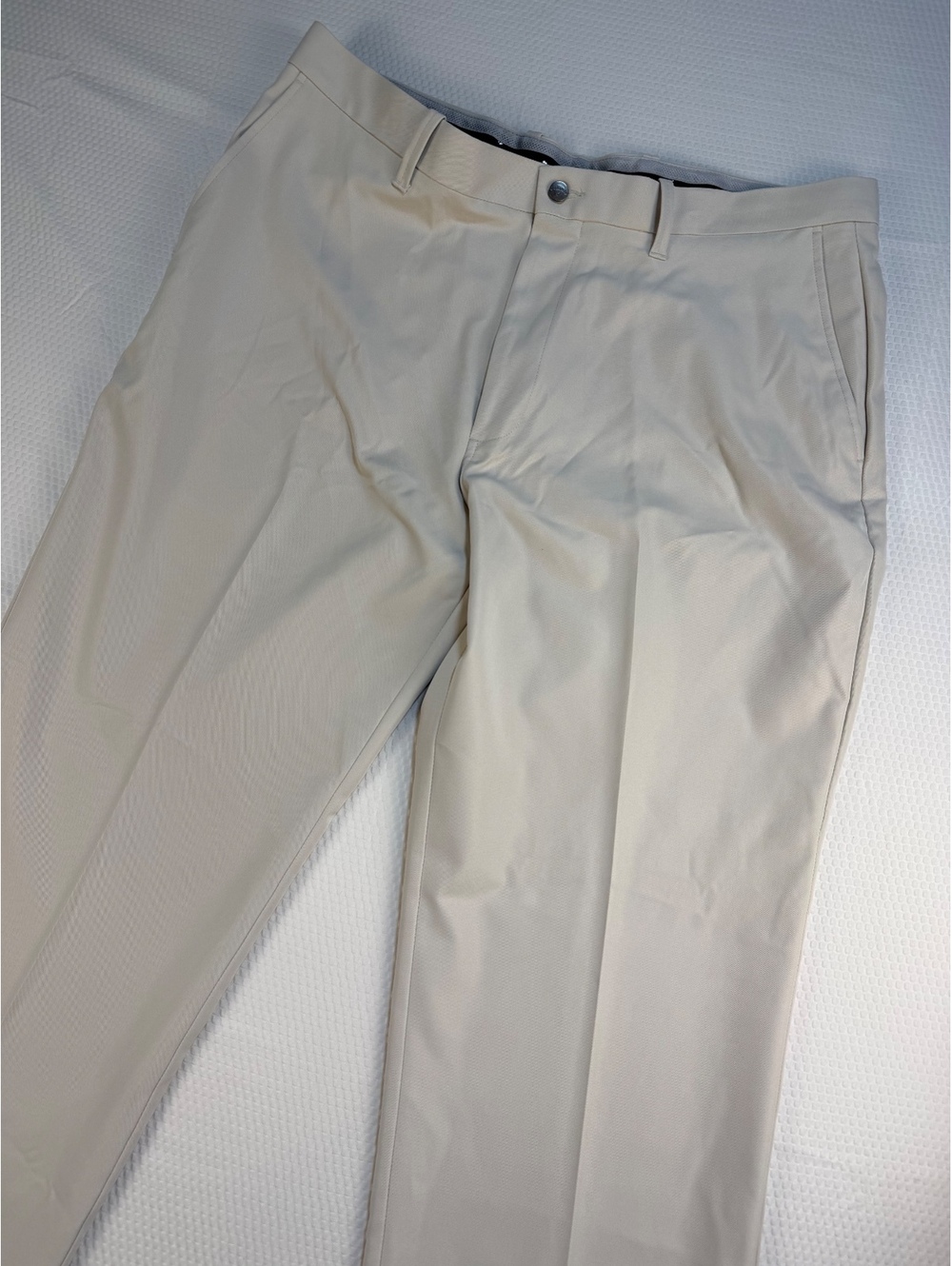 Callaway Mens Golf Pants 38x30 Beige Khaki Performance Straight Leg